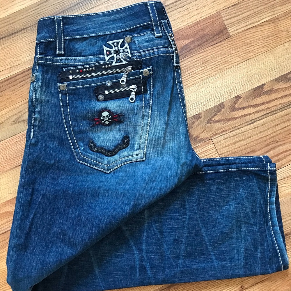 Men’s authentic Robin’s Jeans work once size 38 - Picture 3 of 8